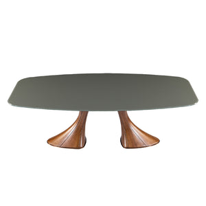 Table en verre de forme contour - Charles