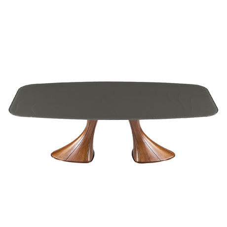 Table en verre de forme contour - Charles