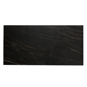 Table de salle à manger rectangulaire en céramique avec rallonge - Gabriel