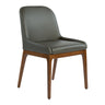 Chaise de salle à manger rembourrée en cuir - Ann