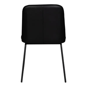 Chaise de salle à manger rembourrée en cuir - Kayla