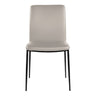 Chaise de salle à manger rembourrée en cuir - Lana