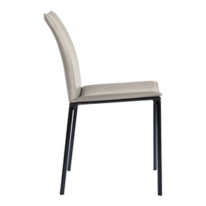 Chaise de salle à manger en cuir - Olivia
