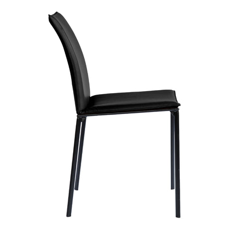 Chaise de salle à manger en cuir - Olivia