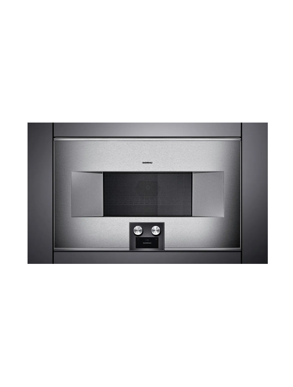 Four encastrable simple combiné 30 po 1,2 pi³ Inox