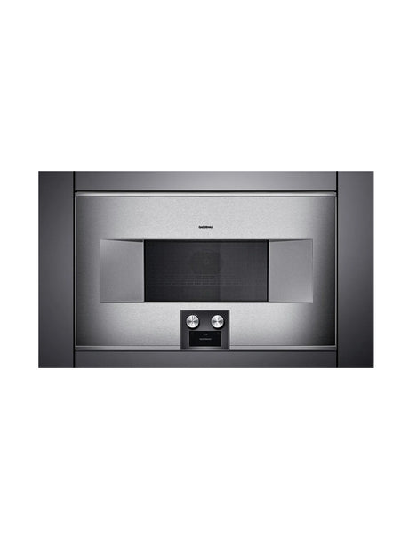 Four encastrable simple combiné 30 po 1,2 pi³ Inox