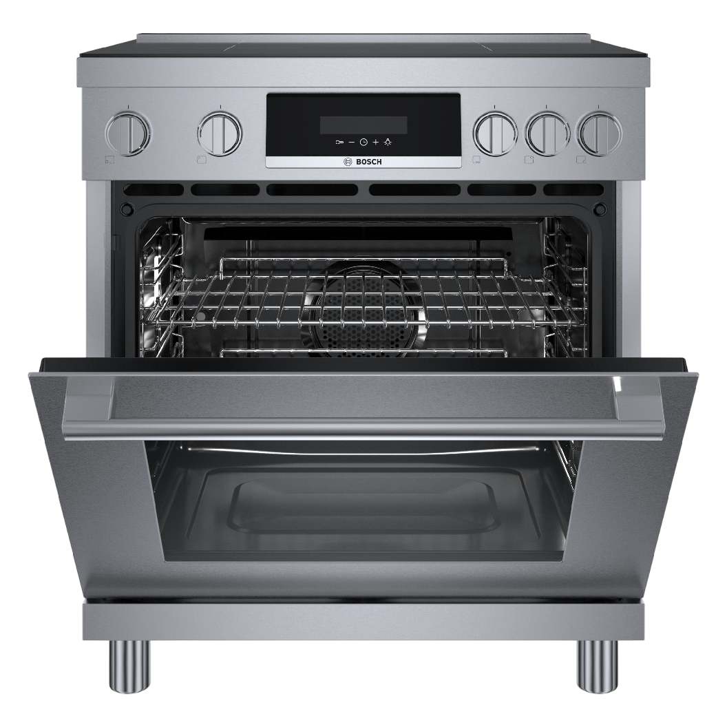 Cuisinière encastrable à induction 30 po, 3,9 pi³ Inox - Série 800 à 4 zones