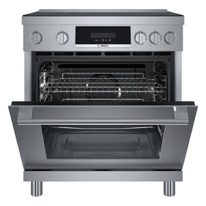 Cuisinière encastrable à induction 30 po, 3,9 pi³ Inox - Série 800 à 4 zones