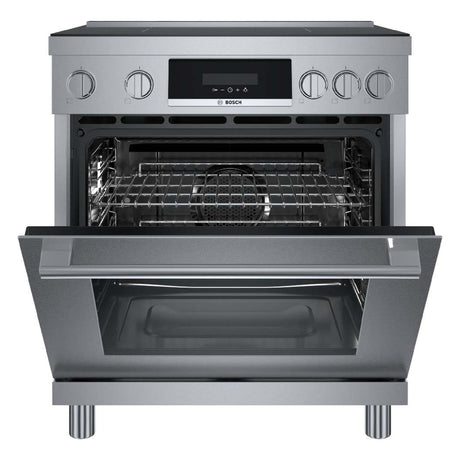 Cuisinière encastrable à induction 30 po, 3,9 pi³ Inox - Série 800 à 4 zones