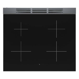Cuisinière encastrable à induction 30 po, 3,9 pi³ Inox - Série 800 à 4 zones