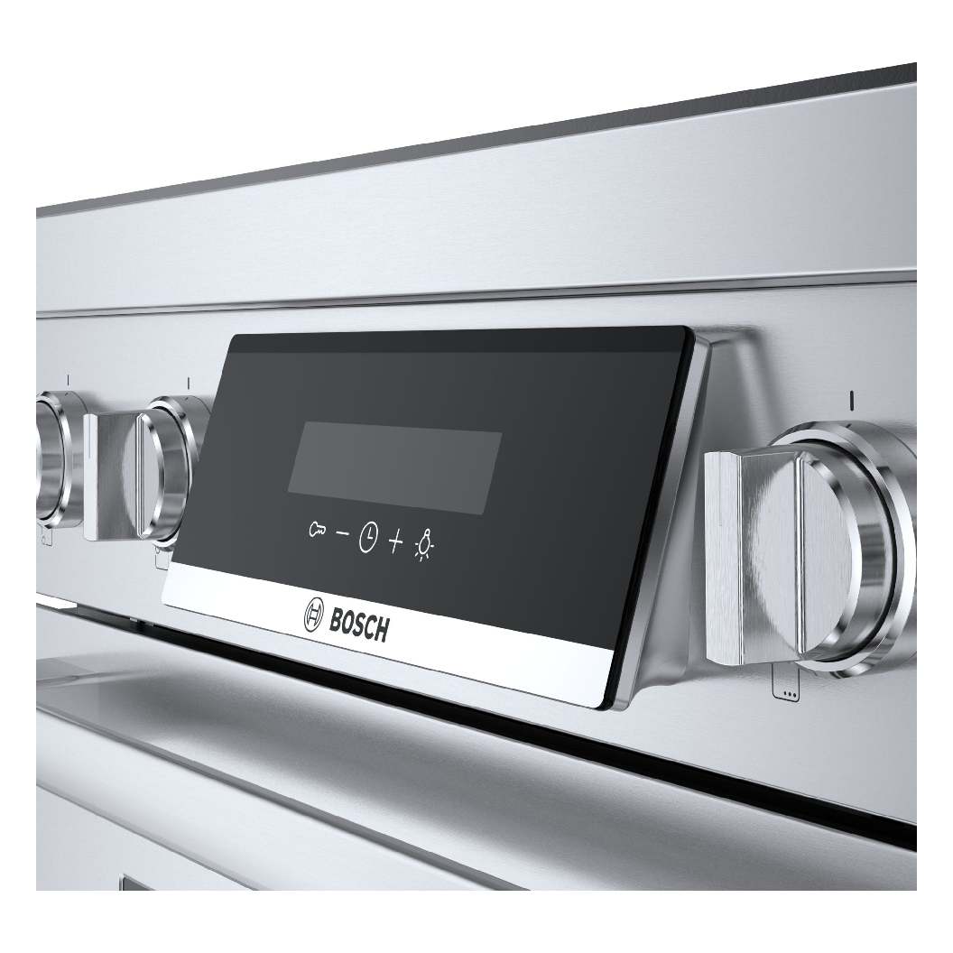 Cuisinière encastrable à induction 30 po, 3,9 pi³ Inox - Série 800 à 4 zones