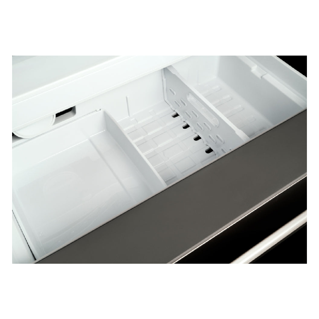 Réfrigérateur porte française 36 po, 22,5 pi³ Inox 4 portes - Héritage avec machine à glaçons