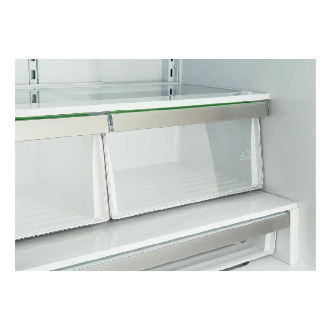 Réfrigérateur porte française 36 po, 22,5 pi³ Inox 4 portes - Héritage avec machine à glaçons