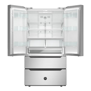 Réfrigérateur portes françaises Inox 36po
