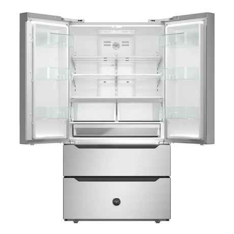 Réfrigérateur portes françaises Inox 36po