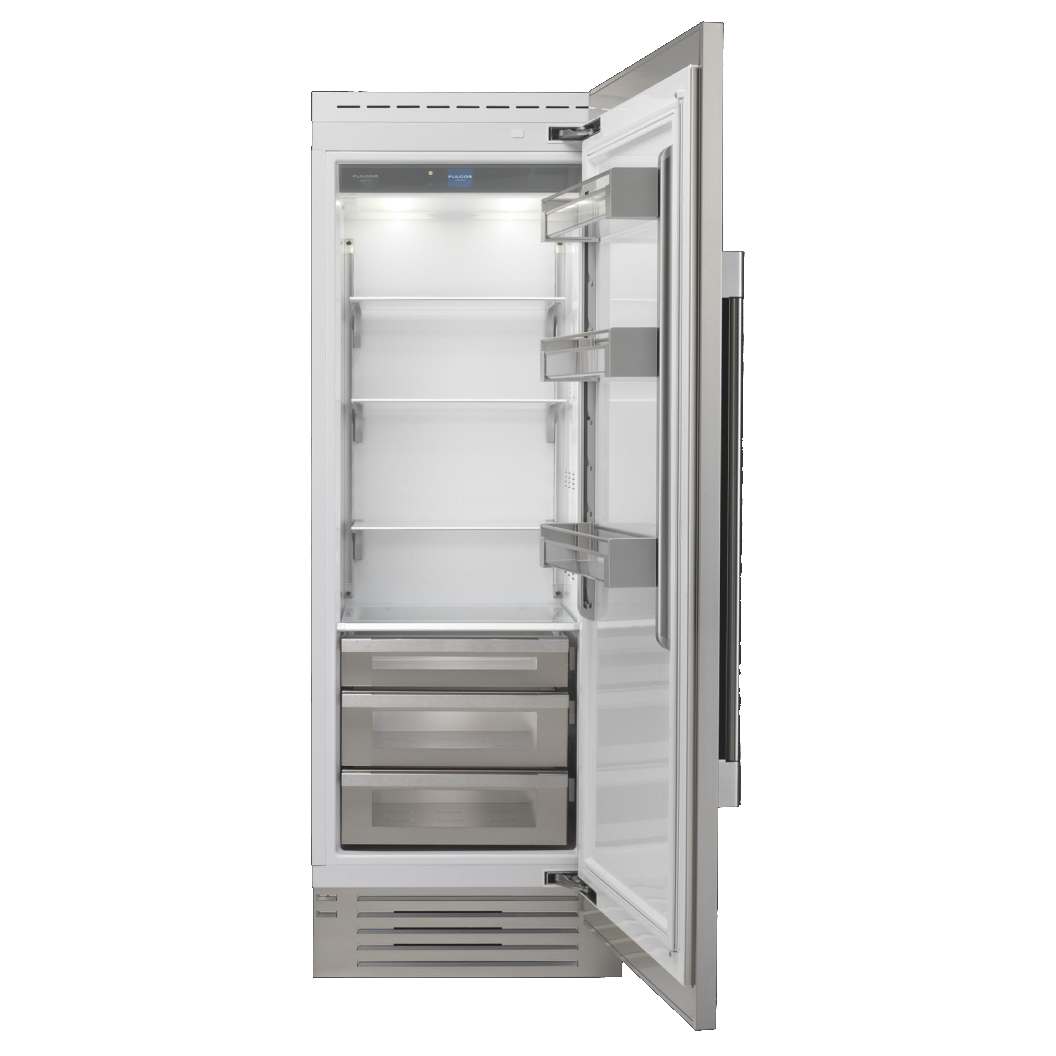 Réfrigérateur sans congélateur encastrable 30 po, 17,4 pi³ Inox avec Système Total No Frost