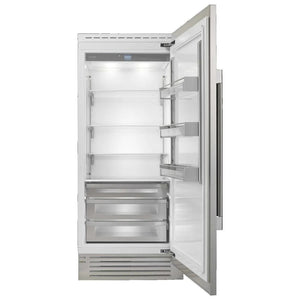 Réfrigérateur colonne encastrable 36 po, 21,5 pi³ Inox