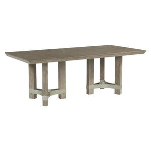 Table de salle à manger en bois grise - Chrestner