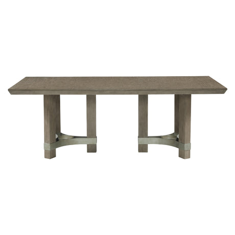 Table de salle à manger en bois grise - Chrestner