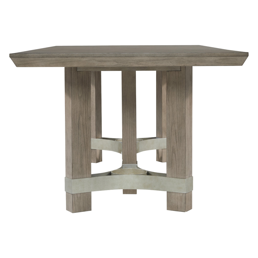 Table de salle à manger en bois grise - Chrestner