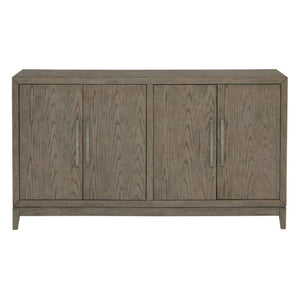 Buffet en bois gris avec 4 portes - Chrestner