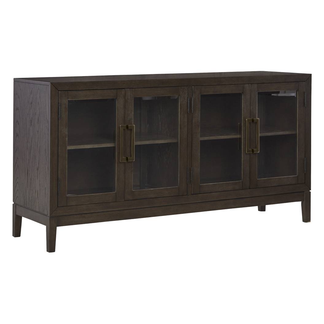 Buffet en bois brun foncé 4 portes - Burkhaus