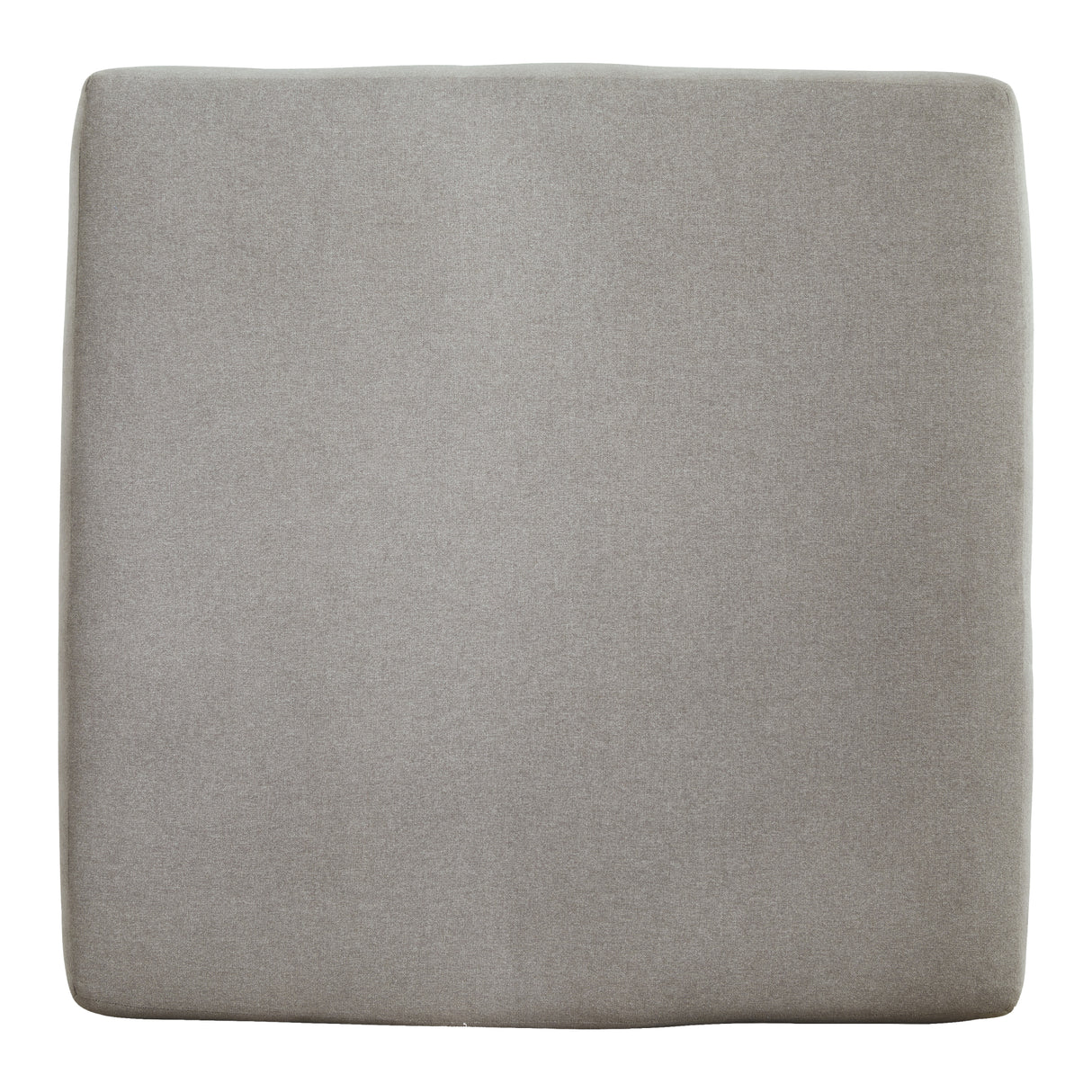 Ottoman beige pâle en tissu surdimensionné - Katany