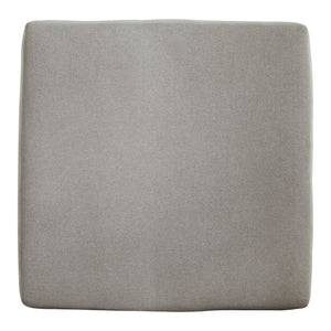 Ottoman beige pâle en tissu surdimensionné - Katany