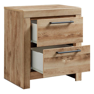 Table de chevet Brun clairen bois - Hyanna