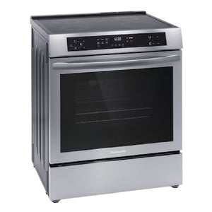 Cuisinière à induction encastrable 30 po 5,3 pi³ Inox avec 4 zones