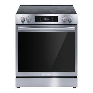 Cuisinière électrique encastrable 30 po, 6,2 pi³ Inox avec Convection totale, Air Fry et Sans préchauffage