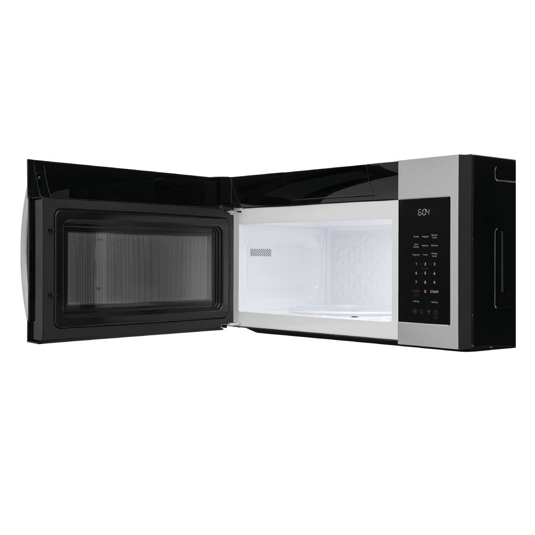 Micro-ondes à hotte , capacité 1,9 pi³, puissance 1000W, acier inoxydable