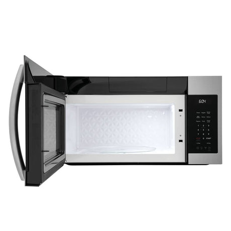 Micro-ondes à hotte , capacité 1,9 pi³, puissance 1000W, acier inoxydable