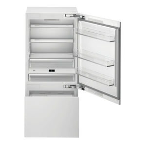 Réfrigérateur encastrable, congélateur bas 36 po, 19,7 pi³ Panneau requis - Série Heritage avec distributeur d'eau et machine à glaçons