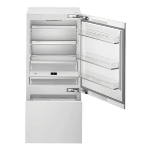Réfrigérateur encastrable à congélateur inférieur 36 po, 19,8 pi³ - Panneau requis avec machine à glaçons - Série Professional