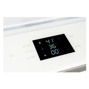 Réfrigérateur encastrable, congélateur bas 36 po, 19,7 pi³ Panneau requis - Série Heritage avec distributeur d'eau et machine à glaçons
