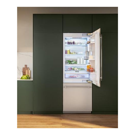 Réfrigérateur encastrable, congélateur bas 36 po, 19,7 pi³ Panneau requis - Série Heritage avec distributeur d'eau et machine à glaçons