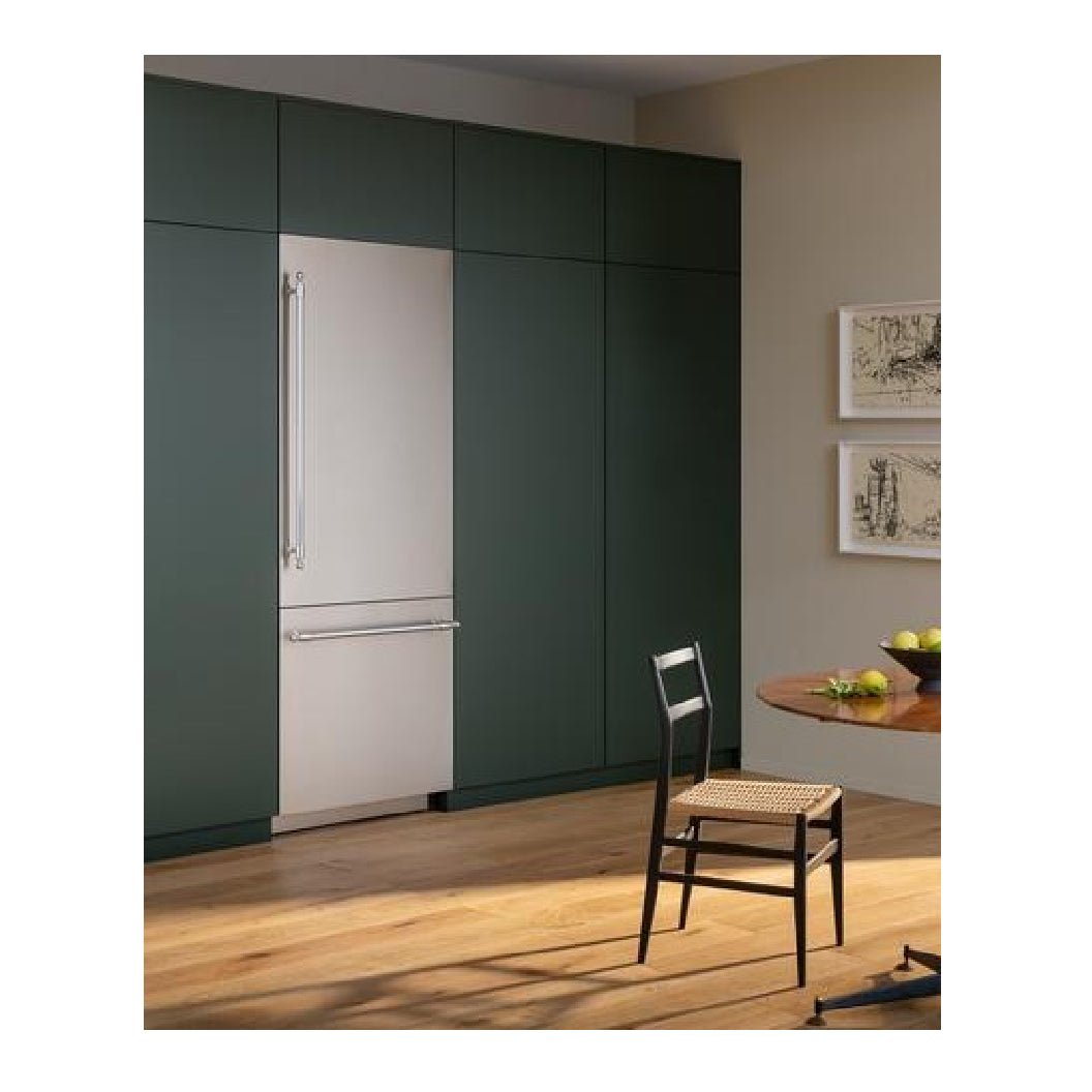 Réfrigérateur encastrable, congélateur bas 36 po, 19,7 pi³ Panneau requis - Série Heritage avec distributeur d'eau et machine à glaçons