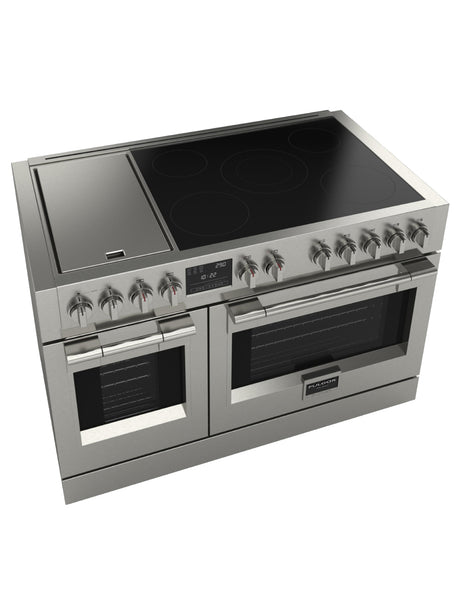 Cuisinière à induction autoportante 48 po. Inox