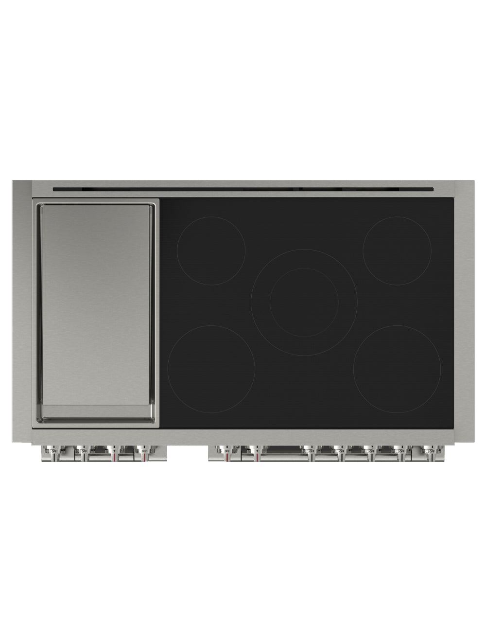 Cuisinière à induction autoportante 48 po. Inox