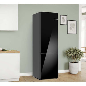 Réfrigérateur congélateur inférieur 24 po, 14,1 pi³ Noir - Série 800 avec Distributeur d'eau et de glaçons