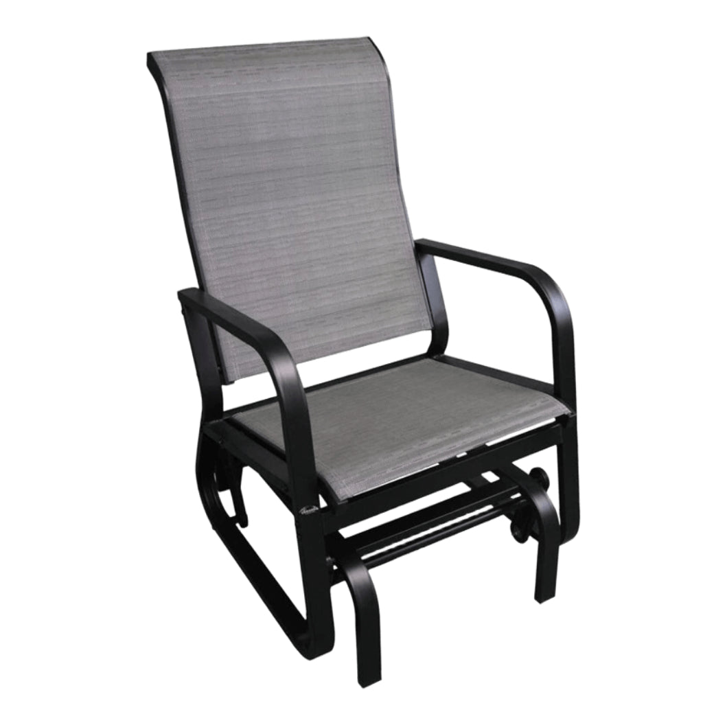 Chaise berçante ergonomique en tissu avec une structure en aluminium - Versas