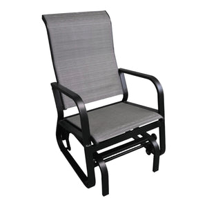 Chaise berçante ergonomique en tissu avec une structure en aluminium - Versas