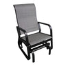 Chaise berçante ergonomique en tissu avec une structure en aluminium - Versas