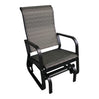 Chaise berçante ergonomique en tissu avec une structure en aluminium - Versas