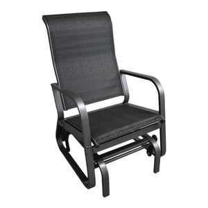 Chaise berçante ergonomique en tissu avec une structure en aluminium - Versas