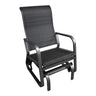 Chaise berçante ergonomique en tissu avec une structure en aluminium - Versas