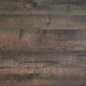 Table basse en bois/MDF brun rustique avec plateau relevable - Hollum