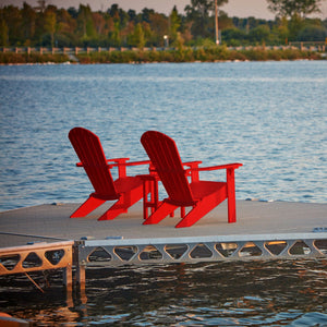 Table d'appoint extérieure en plastique recyclé - Addy T04