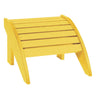 Repose-pieds extérieur en plastique recyclé - Classique F01
